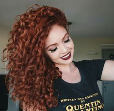 Redhead Hairstyles, Red Curls, Red Curly Hair, Curly Hair Inspiration, Red Hair Color, Ginger Hair, Curly Hair Styles Naturally