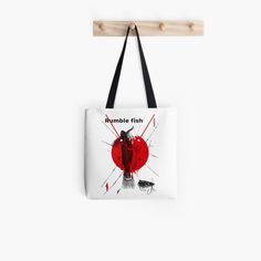 Get my art printed on awesome products. Support me at Redbubble #RBandME: http://www.redbubble.com/people/catcoconut-art/works/45030498-rumble-fish?p=tote-bag&asc=u Graphic Tshirt, Reusable Tote Bags, Gift Wrapping, Tote Bag