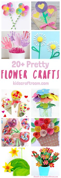 flower crafts for kids that are easy to make