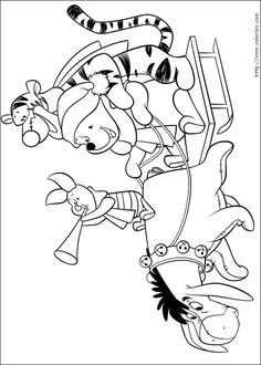 winnie the pooh coloring pages for kids to print out and color with their favorite characters