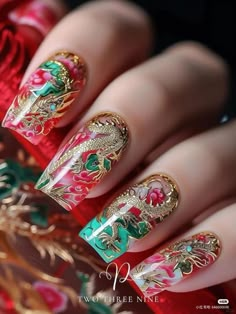 16 Cute and Colourful Easter Nail Design Ideas 2024 | Easter Nails Spring Ornate Nails, Engagement Nail, Luxurious Nails, Easter Nail Designs, Fall Nail Trends, Easter Nails