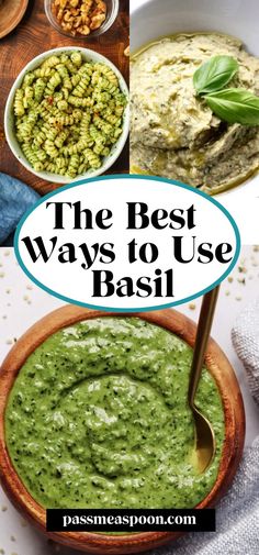 the best ways to use basil for pesto sauces and other condiments