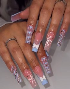 Holiday Themed Nails, Themed Nails, Gel Toe Nails, Gel Toes, Winter Nails Acrylic, Nail Design Inspiration, Nail Sets, Sparkly Nails, Spring Nail