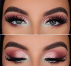 Bold Makeup Looks, Make Up Inspiration, Makeup News, Eye Makeup Steps, Green Makeup