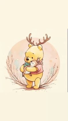 Christmas Wallpaper Aesthetic Winnie The Pooh, Belle Christmas Wallpaper, Whinne Pooh Wallpapers, Pink Winnie The Pooh Wallpaper, Teddy Bear Christmas Wallpaper, Christmas Wallpaper Winnie The Pooh, Christmas Winnie The Pooh Wallpaper, Winnie The Pooh Autumn Wallpaper, Disney Christmas Cartoon Aesthetic