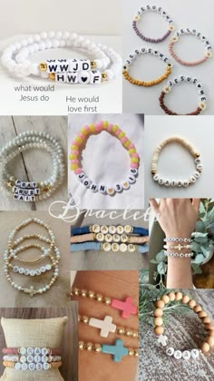 Christian Bead Bracelets Diy, Small Business Bracelet Ideas, Beaded Christian Bracelets, Diy Wwjd Bracelet, Christian Bead Bracelet, Biblical Bracelets, Jesus Bracelet Ideas, Church Bracelets