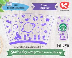 the starbucks cup is not included in this starbuck's wrap