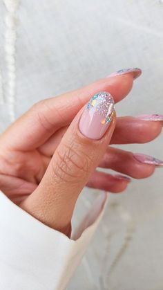 Fairytale Romance ✨️ A mani fit for royalty👑 That sparkle😍 Pink and blue touches make me think of Aurora and Cinderella✨️ DIY Dip Powder… | Instagram Aesthetic Disney Nails, Short Acrylic Summer, Aurora And Cinderella, Cinderella Diy, Diy Dip Powder, Cinderella Nails, Nails Disney, Mouse Ring, Fairytale Romance