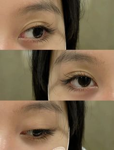 Natural Manhua Lash Extensions, Eyelash Goals Natural Long Lashes, Chinese Eyelash Extensions, Natural Lashes Asian Eyes, Straight Lash Extensions, Soft Manga Lashes, Bambi Eyelash Extensions, Natural Look Lash Extensions, Anime Eye Lashes Extensions