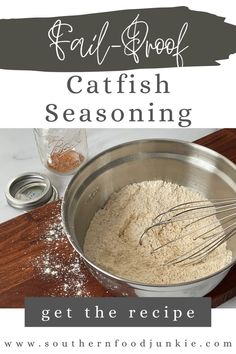 Fail-proof catfish seasoning recipe for deep frying catfish