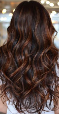 Dark Brown Balayage Hair, Balayage Auburn, Fall Hair Inspiration, Bronze Hair Color, Hair Color Names, Brown Balayage Hair, Brown Hair Ideas, Caramel Brown Hair, Dark Brown Balayage