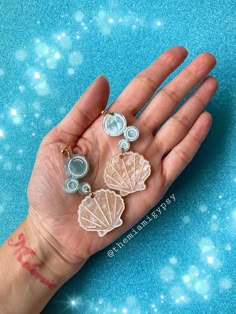 This listing is for ONE Pair of Under the Sea acrylic Earrings. These earrings are made of beautiful Peach and Sky Blue laser cut acrylic. They are engraved and hand painted. Earring posts are lead, cadmium and nickel free. Follow me on IG for shop updates! @themiamigypsy Cheap Ocean-inspired White Earrings, Acrylic Earrings Laser Cut, Aura Necklace, Sea Earrings, Ocean Earrings, Blue Laser, Laser Cut Jewelry, Earrings Acrylic, Laser Cut Earrings