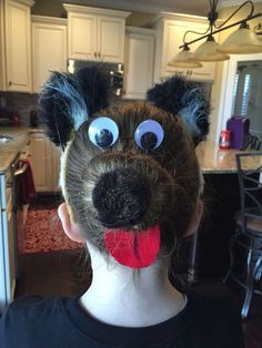 Dog Crazy Hair Day, Mad Hair Day Ideas, Mad Hair Day, Crazy Hair Ideas, Crazy Hair For Kids, Crazy Hair Day Ideas, Wacky Hair Day, Crazy Hat, Crazy Hat Day