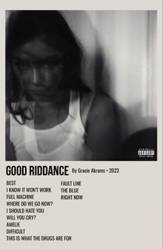 minimal polaroid album poster for good riddance by gracie abrams Album Cover Poster Aesthetic, Gracie Abrams Album Cover Poster, Music Polaroid Posters Gracie Abrams, Music Poster Gracie Abrams, Gracie Abrams Music Poster, Gracie Abrams Good Riddance Poster, Gracie Abrams Album Poster, Gracie Abrams Poster Good Riddance, Poster Prints Gracie Abrams