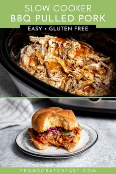 slow cooker bbq pulled pork is the best way to use up leftovers