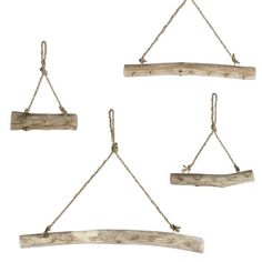 Set of 4 Driftwood Jewelry Holders-Set of 4-Koyal Wholesale- Driftwood Bedroom, Part Storage, Boho Jewelry Display, Branch Diy, Hang Necklaces, Driftwood Creations, Hanging Driftwood, Faerie Door, Driftwood Diy