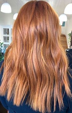 Copper Hair With Blonde Balayage, Summer Auburn Hair Color, Medium Length Copper Hair, Cool Copper Hair, Caramel Copper Balayage, Muted Copper Hair, Ginger Dyed Hair, Balayage Copper Hair, Soft Copper Hair