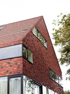 a red brick building with lots of windows