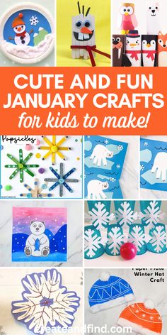 Quick, cheap, simple, fun, and easy DIY winter crafts for kids! Find ideas to make at school or at home, including art projects for toddlers, preschool, and elementary school-aged kids. Explore printable crafts, handprint crafts, outdoor crafts, snowflakes, and more with these best January crafts for kids.