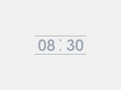 the time is 8 30 and it's important to use this clock for your next project