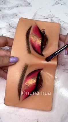 Eyeshadow Tutorial Videos, Guard Makeup, Eyeshadow Makeup Ideas, Bridal Wedding Makeup, Makeup Practice, Brows And Lashes, Eye Shadow Looks, Eye Makeup Tutorials, Makeup Brows