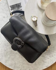 Luxury Luxe Shoulder Bag, Timeless Luxury Shoulder Bag For On-the-go, High-end Everyday Luxury Crossbody Shoulder Bag, Luxury Pre-owned Shoulder Bag For Everyday Use, Black Luxury Bag Aesthetic, Coach Shop, French Chic Fashion, Pants Outfit Casual