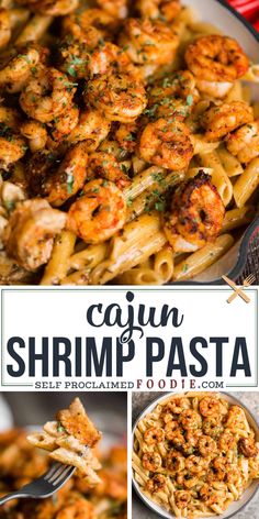 creamy cajun shrimp pasta is an easy and delicious dinner that's ready in less than 30 minutes