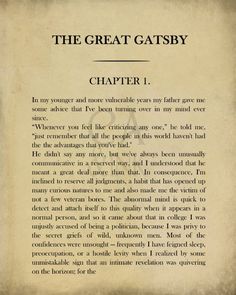 the great gatsby book page 1