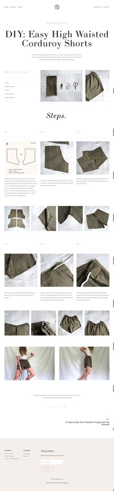 an image of a website page with many different items on it, including pants and shoes