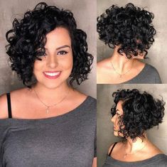 Kręcony Bob, Messy Curly Hair, Unice Hair, Bob Haircut Curly, Short Curls, Short Curly Haircuts, Super Short Hair, Haircuts For Curly Hair, Short Wavy Hair