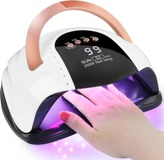 💅【High Power Dual Light Source】Our 268W UV LED Nail Lamp is designed with high power dual light sources, making gel polish cure faster and reducing drying time. With 57 evenly distributed UV+LED bulbs, this lamp ensures even drying of your nails. It is suitable for curing a variety of gels, including primer, topcoat, UV glue, building glue, gem glue, polyglue, and color polishing, providing professional results. 👠【Convenient Timer Settings】Featuring a display screen, the LKE UV Lamp for Gel Na Nail Salon Prices, Uv Nail Lamp, Gel Lamp, Diy Fashion Accessories, Led Nail Lamp, Nail Dryer, Uv Nails, Nail Lamp, Nails At Home