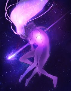 an animated image of a person in the space