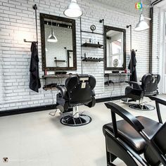 the salon is clean and ready for customers to use