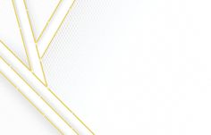 an abstract white and gold background with diagonal lines on the bottom right hand corner,