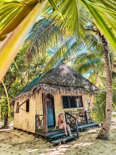 girl sat outside bure bungalow in Fiji Fiji Holiday, Aesthetic Island, Travel Fiji, Fiji Culture, Paradise Resort, Fly To Fiji, Fiji Beach, Fiji Resort, Tropical Islands Paradise