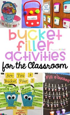 bucket filler activities for the classroom