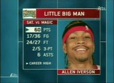 a man with a red headband on top of his head and the words little big man above him