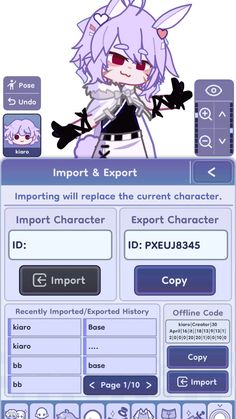 an anime character is on the webpage for this user's interface to learn how to