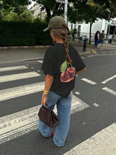 Women Fruit Printed Round Neck Casual T-Shirt, Summer Black Casual  Short Sleeve Knitted Fabric Plain  Medium Stretch Summer Women Clothing, size features are:Bust: ,Length: ,Sleeve Length: Classy Outfits Casual, Girls Fashion Tops, Retro Fruit, School Looks, Cherry Print, Dinner Outfits, Mode Inspo, Tee Outfit, Tshirt Outfits