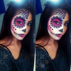 Easy Sugar Skull Halloween Tutorial Sugar Skull Makeup Tutorial, Halloween Tutorial