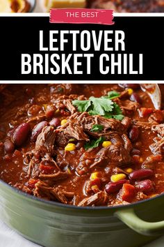 the best leftover brisket chili recipe