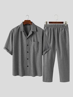 Masculine Clothing, Money Clothes, Black Suit Men, African Shirts For Men, Comfortable Loungewear, Trendy Shirt Designs, Men Fashion Casual Shirts, Pajamas Sets, Men Stylish Dress