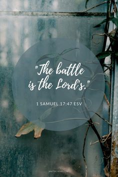 the battle is the lord's 1 samuel 11 17 - 7v bible verse