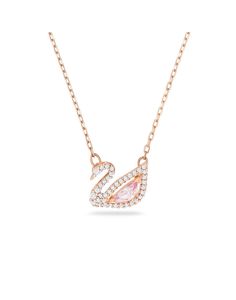 Pink Swarovski Necklace, Swan Necklace, Swarovski Swan, Millennial Pink, Pink Swarovski, Swarovski Necklace, Birthday Wishlist, Jewelry Lookbook