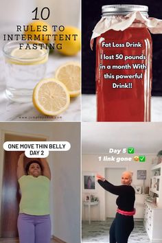 Intermittent Fasting Rules, Fat Burning Drinks, Intermittent Fasting, Fat Burning, 10 Things