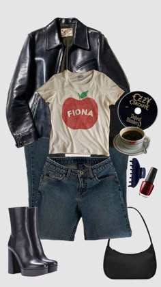 Grungy Winter Outfit, 90s Grunge Winter Outfits, Grunge Winter Outfits, Clothing Collage, Grunge Outfits Winter, Grunge Winter, 90s Chic, Winter Grunge, John Jay