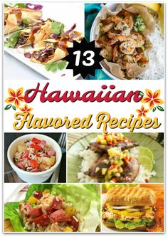 hawaiian food with the title 13 hawaiian flavored recipes