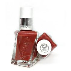 Essie Gel Couture 1238 Style Evolution Size: 0.46 fl oz.  Color: Red. Quick Dry Nail Polish, Couture Nails, Nail Coat, Dry Nails Quick, Essie Gel Couture, Gel Couture, Essie Gel, Style Evolution, Vegan Nail Polish