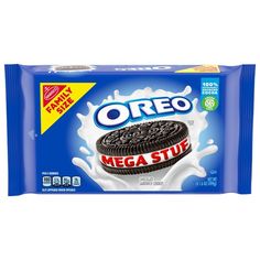 oreo mega style cookies with milk