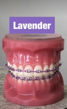 Lavender Braces, Power Chain Braces, Diy Braces